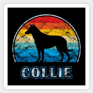 Smooth Collie Vintage Design Dog Sticker